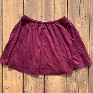 Brandy Melville burgundy skirt ❤️